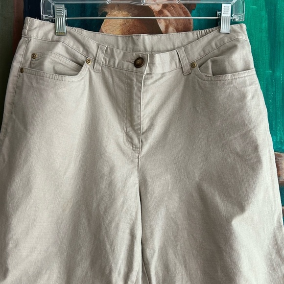 Ruby Rd. Cream Straight Leg Pants 12P - Picture 13 of 16